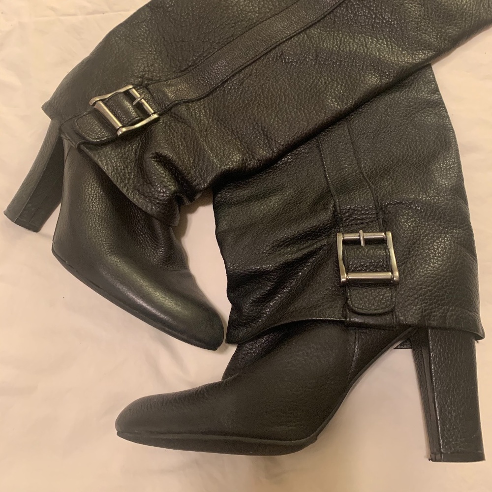 Zara Boots Leather Made in Spain 37 - Picture 2 of 5